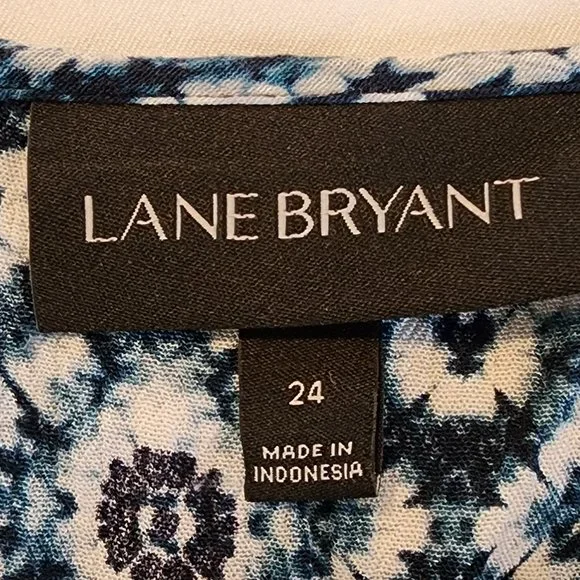 Lane Bryant Women Tunic Blouse, Size 24, Summer, Boho, Festival, Cotage Core - Picture 2 of 9